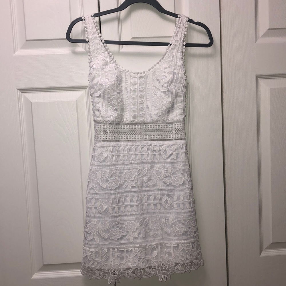 Bebe White Dress